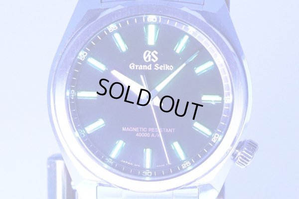 グランドセイコー　ＳＢＧＸ０３４３　９Ｆ６１－０ＡＮ０　黒文字盤　耐磁モデル　ライト