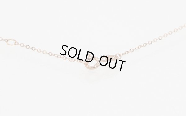 750PG ダイアイリネックレス 0.008ct 1.80g　チェーン