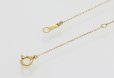K18 ダイアイリネックレス 0.80g　チェーン