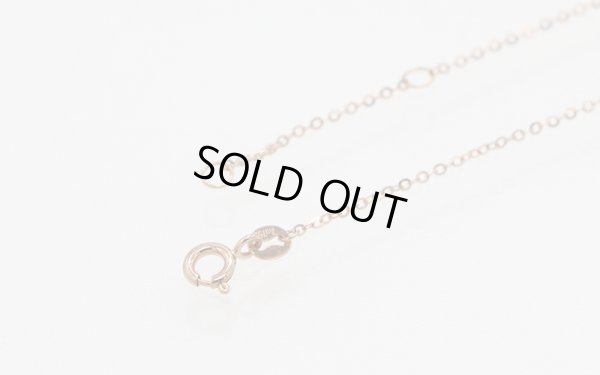 750PG ダイアイリネックレス 0.008ct 1.80g　チェーン