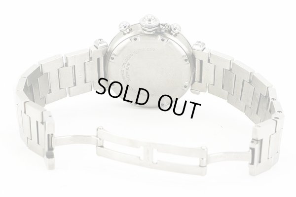 カルティエ　パシャＣ　クロノグラフ　白文字盤　ブレス