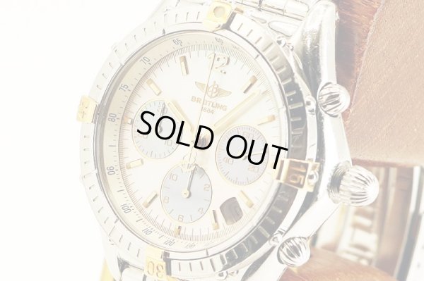 ブライトリング　クロノコクピット　Ａ３００１２　ツートンシェル文字盤　サイド拡大