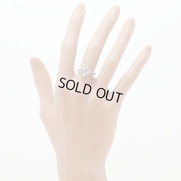 PT900 ダイアイリリング 1.327ct 4.30g　装着イメージ