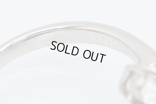 PT900 ダイアイリリング 1.327ct 4.30g　刻印(2)