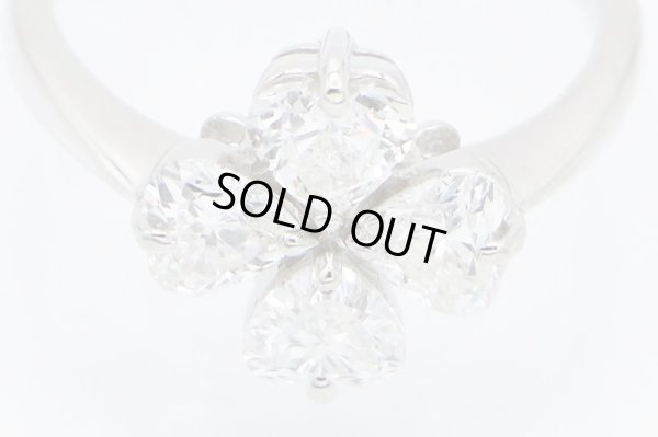 PT900 ダイアイリリング 1.327ct 4.30g　拡大