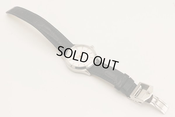 天賞堂　パワーリザーブ　ＴＥＮ－００９　白文字盤　革ベルト状態　表面