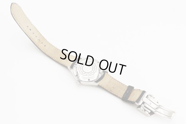 天賞堂　パワーリザーブ　ＴＥＮ－００９　白文字盤　革ベルト状態　裏面