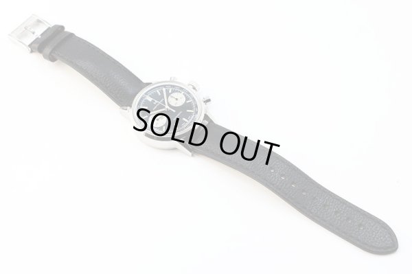 ハミルトン　アメリカンクラシック　Ｈ３８４２９０　黒文字盤　白インダイアル　革ベルト状態　表面