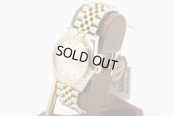 ロレックス　１１６２３３Ｇ　銀コンピュータ文字盤　１０Ｐ　Ｇ番（２０１２年）　サイド