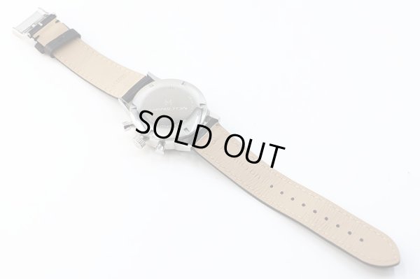 ハミルトン　アメリカンクラシック　Ｈ３８４２９０　黒文字盤　白インダイアル　革ベルト状態　裏面