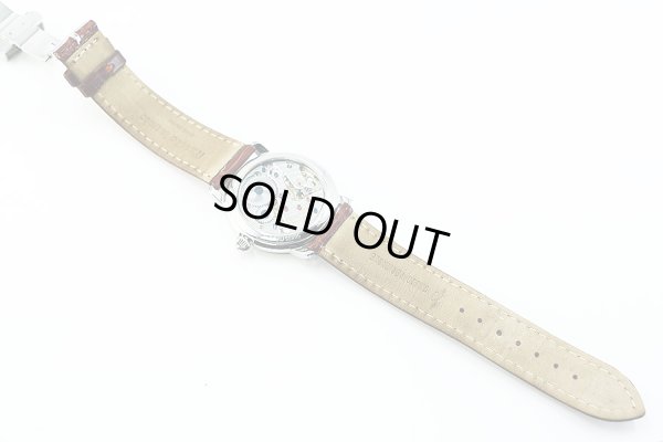 モーリス・ラクロア　マスターピース　ＭＬ５６　５６７８５  白文字盤　革ベルト状態　裏面