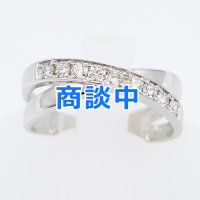 PT950 ダイアイリリング 0.30ct 4.00g