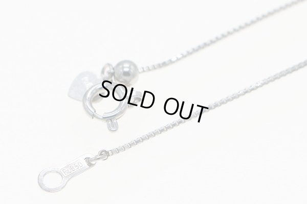 PT850/900 ルビーダイアイリペンダントネックレス 0.95ct 0.17ct 3.60g　留め具外したイメージ