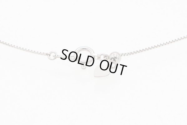 PT850/900 ルビーダイアイリペンダントネックレス 0.95ct 0.17ct 3.60g　留め具