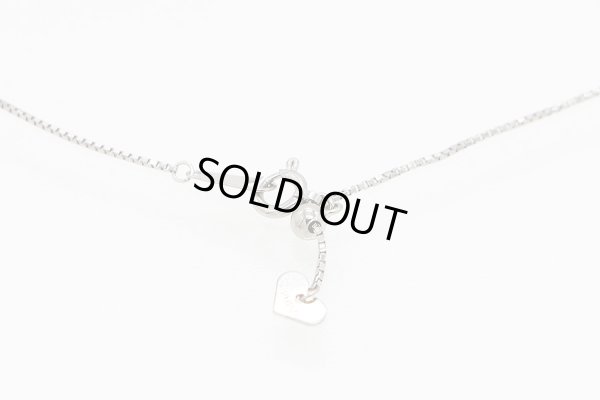 PT850/900 サファイアダイアイリペンダントネックレス 0.53ct 0.41ct 4.20g　留め具