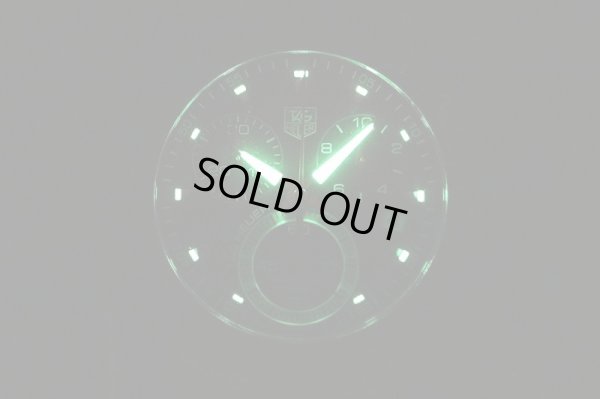 タグホイヤー　フォーミュラー１　クロノグラフ　ＣＨＡ１１１０　黒文字盤　ライト暗闇