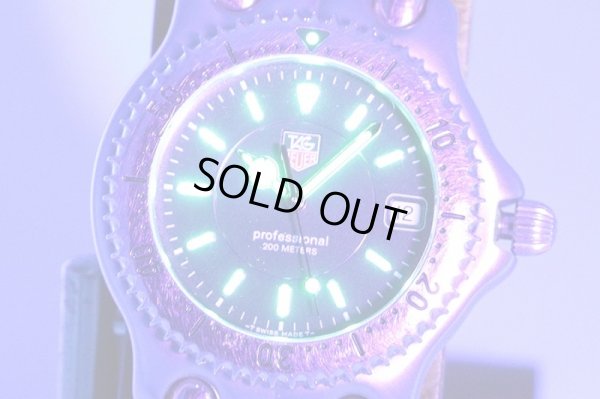 タグホイヤー　Ｓ／ｅｌ　ＷＧ１１１９　緑文字盤　ライト