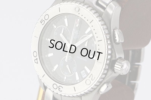 タグホイヤー　リンク　クロノグラフ　ＣＪ１１１０　黒文字盤　サイド拡大