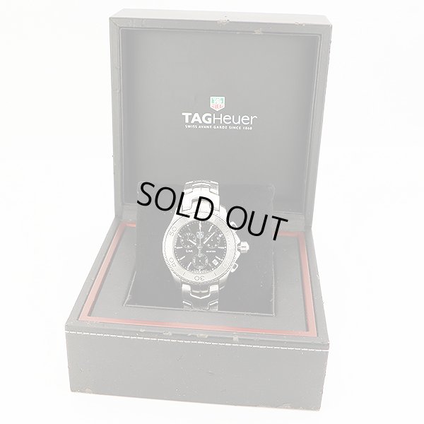 タグホイヤー　リンク　クロノグラフ　ＣＪ１１１０　黒文字盤　箱