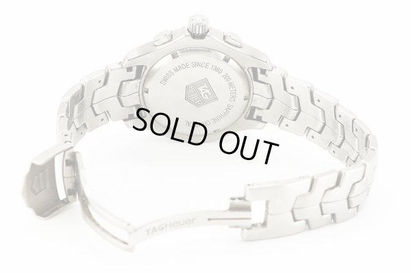 タグホイヤー　リンク　クロノグラフ　ＣＪ１１１０　黒文字盤　ブレス