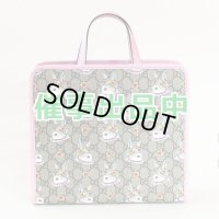 グッチ　チルドレンズ ヒグチユウコ 2WAYトートバック 630542 213313 ベージュ／ピンク