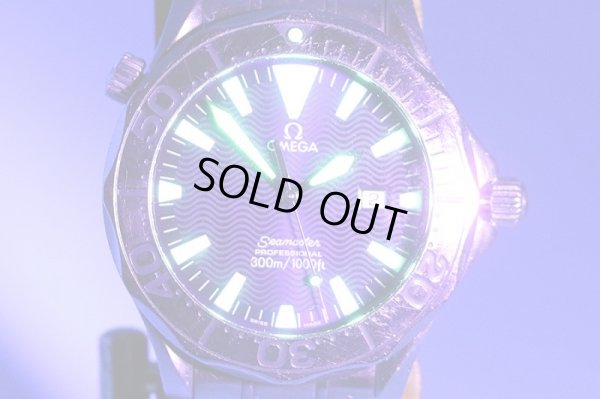 オメガ　シーマスタープロフェッショナル ３００ｍ　２２６５．８０　青文字盤　ライト