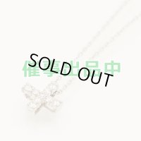 ミキモト　K18WG ダイアイリペンダントネックレス 0.31ct 3.10g