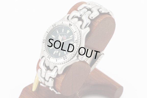 タグホイヤー　Ｓ／ｅｌ　ＷＧ１１１９　緑文字盤　サイド