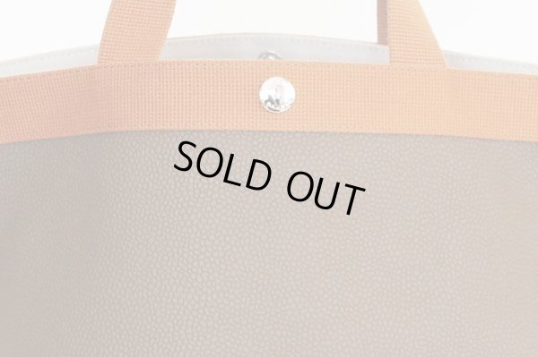 エルベシャプリエ　リュクス舟型トートM 707GP トープ／ヴィゴーニュ　表面拡大