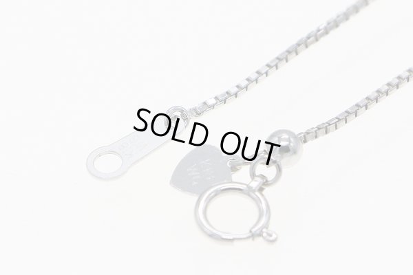 K18WG ダイアイリペンダントネックレス 1.00ct 7.40g　留め具刻印