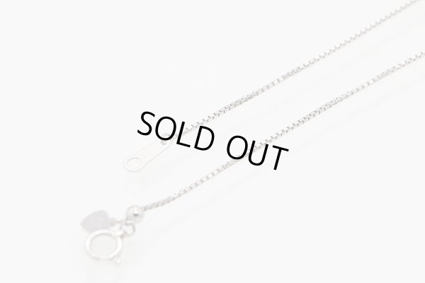 K18WG ダイアイリペンダントネックレス 1.00ct 7.40g　留め具外したイメージ