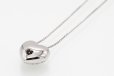 K18WG ダイアイリペンダントネックレス 1.00ct 7.40g　裏面
