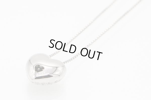 K18WG ダイアイリペンダントネックレス 1.00ct 7.40g　裏面