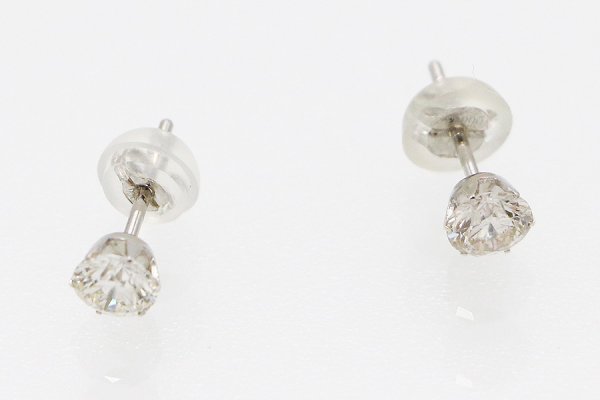 PT900 ダイアイリピアス 0.36ct*2 0.80g