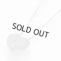 K18WG ダイアイリペンダントネックレス 1.00ct 7.40g