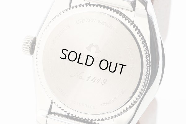 シチズン　カンパノラ　ＢＵ００２０－０３Ａ　天満星　黒漆／銀文字盤　裏面拡大