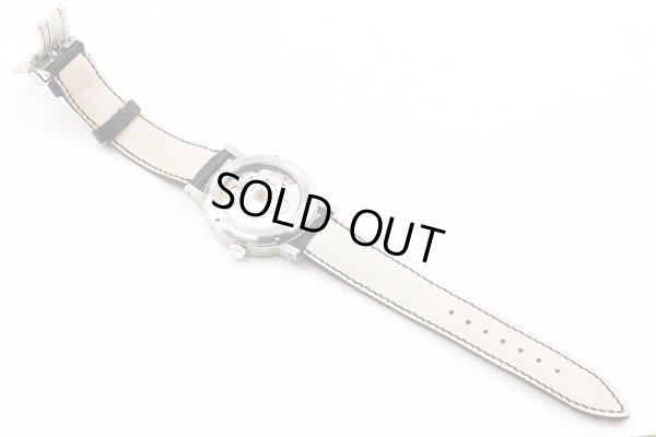 シャウアー　クライネ　白文字盤　Ｎｏ３１９　革ベルト状態　裏面