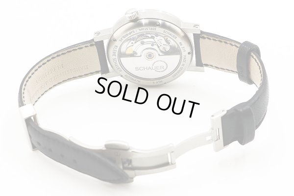 シャウアー　クライネ　白文字盤　Ｎｏ３１９　革ベルト