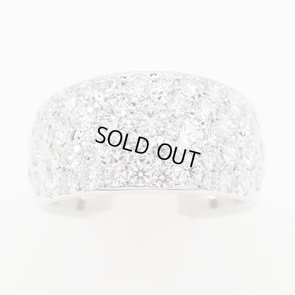 ミキモト 750WG ダイアイリリング 2.12ct 11.20g
