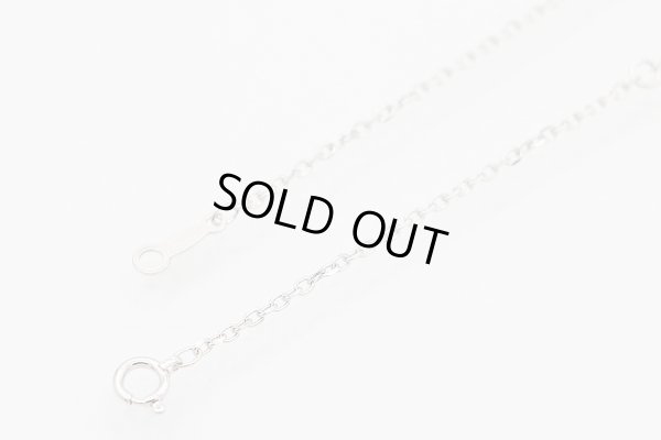 ミキモト K18/WG シェルルビーダイアイリペンダントネックレス 0.04ct 0.32ct 8.50g　留め具外したイメージ