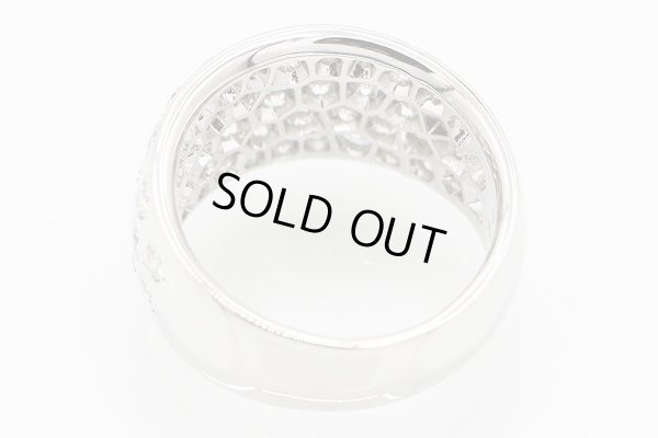 ミキモト 750WG ダイアイリリング 2.12ct 11.20g　内側