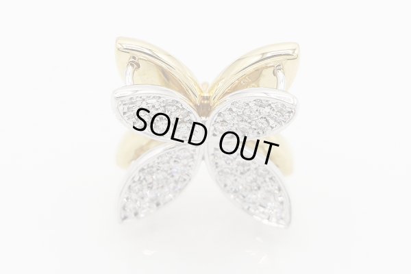 ミキモト K18/WG シェルルビーダイアイリペンダントネックレス 0.04ct 0.32ct 8.50g　表面