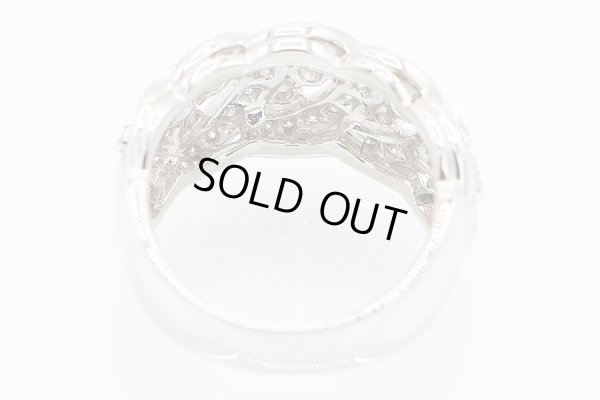 ミキモト PT950 ダイアイリリング 0.97ct 12.30g　内側