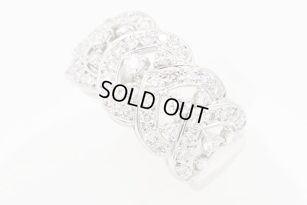 ミキモト PT950 ダイアイリリング 0.97ct 12.30g　サイド