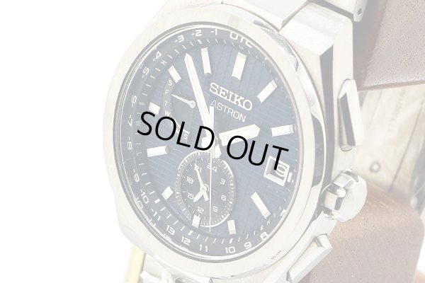 セイコー　アストロン　ネクスター　ＳＢＸＹ０６５　紺文字盤　サイド拡大