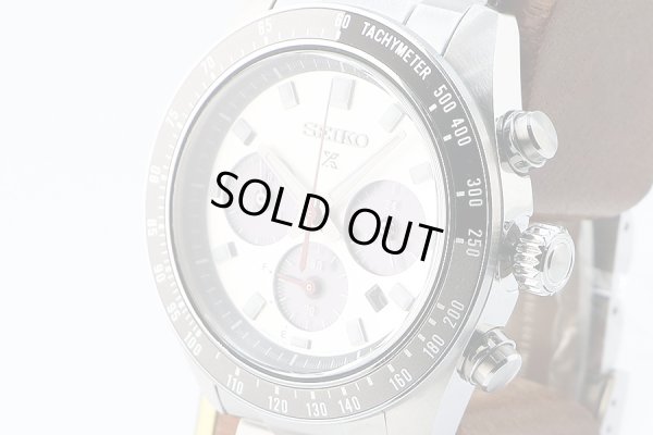 セイコー　プロスペック　スピードタイマー　ＳＢＤＬ０９５　銀文字盤　サイド拡大