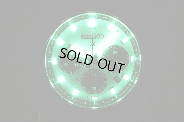 セイコー　プロスペック　スピードタイマー　ＳＢＤＬ０９５　銀文字盤　ライト暗闇