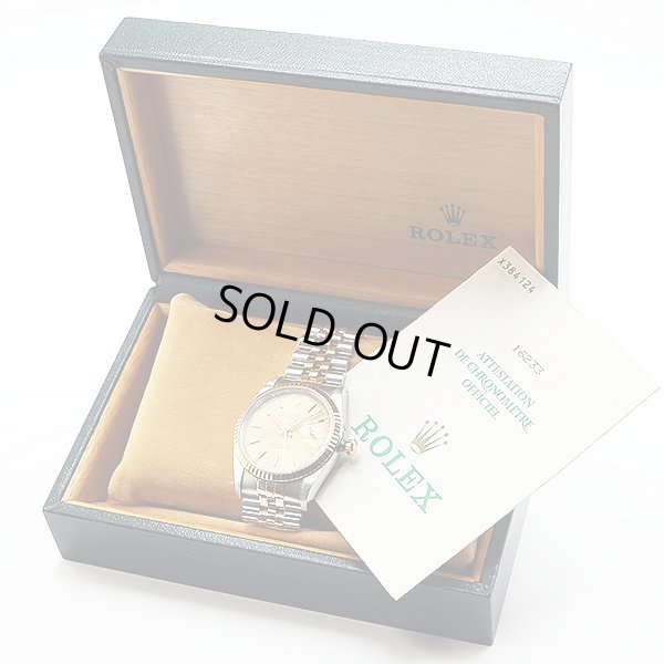 ロレックス　１６２３３　Ｘ番（９２年）シャンパン文字盤　箱・保証書