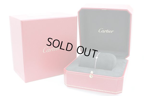 カルティエ　750WG ダムール スモール ダイアイリブレスレット 2.30g　箱