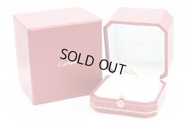 カルティエ　750PG バレリーナ ダイアイリリング 0.19ct 2.90g　箱